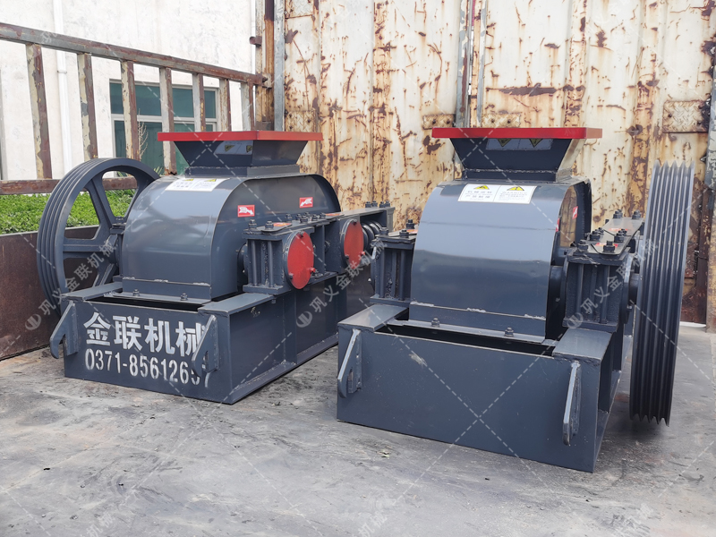 2pg400X250小型對輥破碎機發貨圖片_發往湖南長沙_破碎石英沙