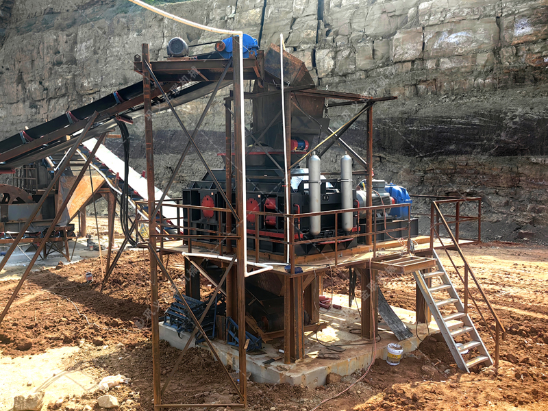 河卵石制砂生產線改造實錄：液壓對輥機如何替代傳統錘破？