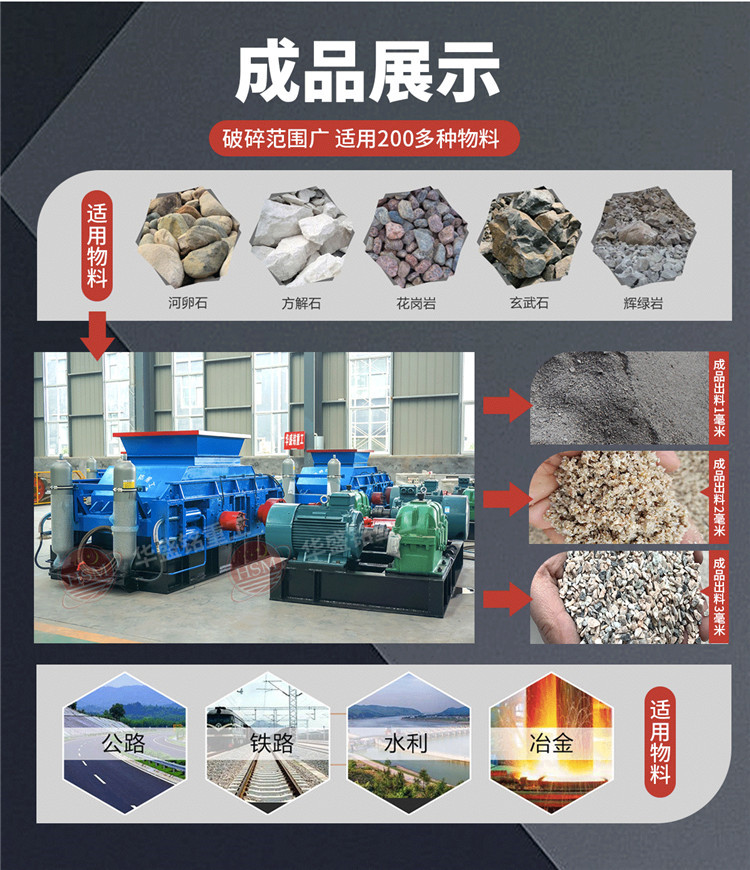 對(duì)輥制砂機(jī) 鉀長(zhǎng)石制砂機(jī)